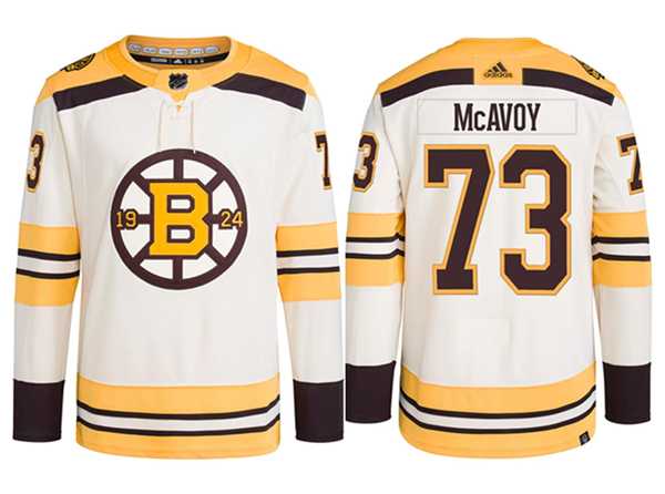 Men%27s Boston Bruins #73 Charlie McAvoy White Stitched Jersey Dzhi->boston bruins->NHL Jersey